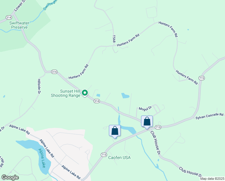map of restaurants, bars, coffee shops, grocery stores, and more near 2020 Snowflake Lane in Henryville