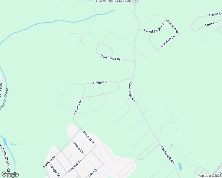map of restaurants, bars, coffee shops, grocery stores, and more near 3146 Pocono Drive in East Stroudsburg
