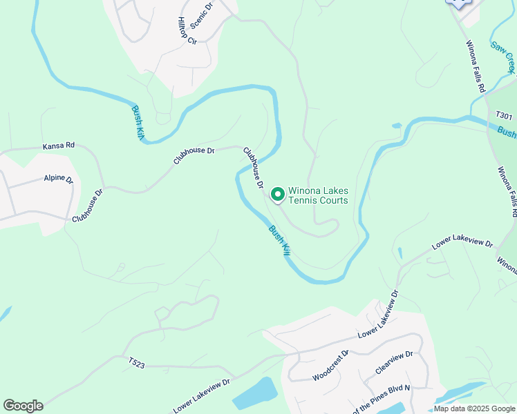 map of restaurants, bars, coffee shops, grocery stores, and more near 1239 Stony Creek Road in East Stroudsburg