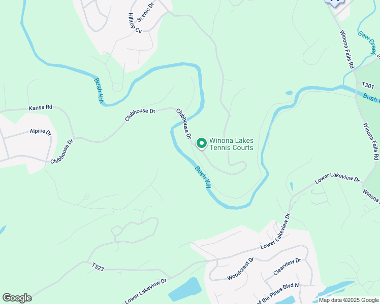 map of restaurants, bars, coffee shops, grocery stores, and more near 1239 Stony Creek Road in East Stroudsburg