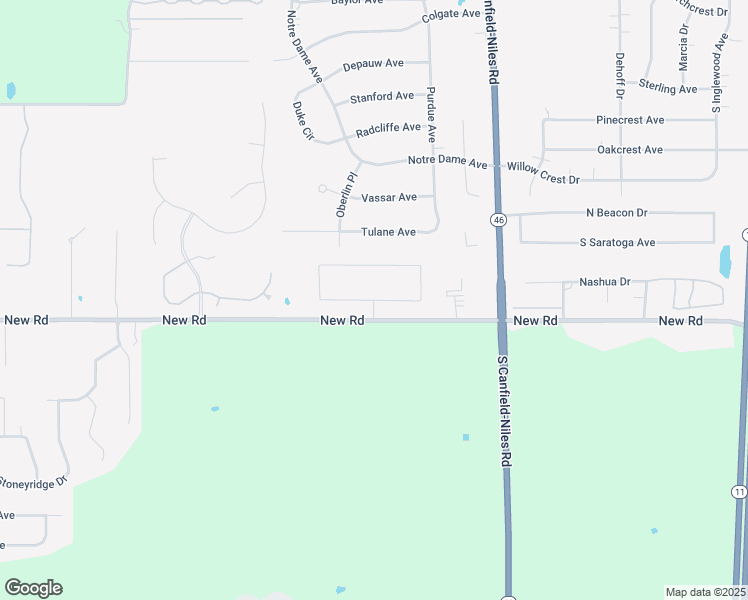 map of restaurants, bars, coffee shops, grocery stores, and more near 5699 Cider Mill Crossing in Youngstown