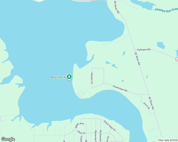 map of restaurants, bars, coffee shops, grocery stores, and more near 2260 Heston Drive in Lake Milton