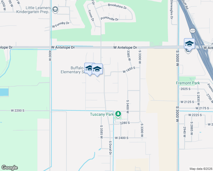 map of restaurants, bars, coffee shops, grocery stores, and more near 2005 Doral Drive in Syracuse