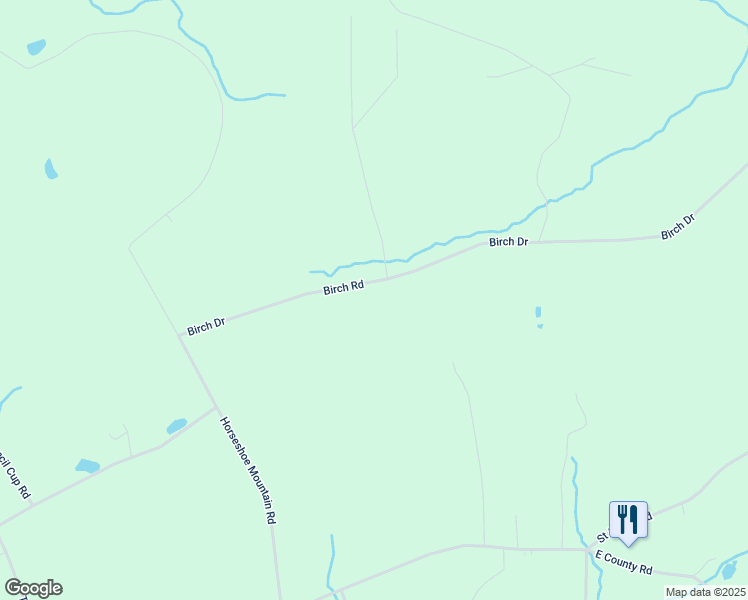 map of restaurants, bars, coffee shops, grocery stores, and more near 385 Birch Road in Luzerne County