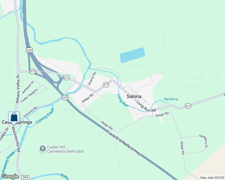 map of restaurants, bars, coffee shops, grocery stores, and more near 356 Long Run Road in Mill Hall