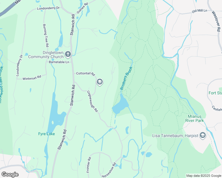map of restaurants, bars, coffee shops, grocery stores, and more near 30 Stone Brook Lane in Greenwich