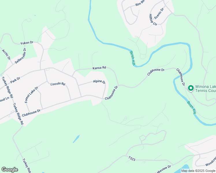 map of restaurants, bars, coffee shops, grocery stores, and more near 1049 Alpine Drive in East Stroudsburg