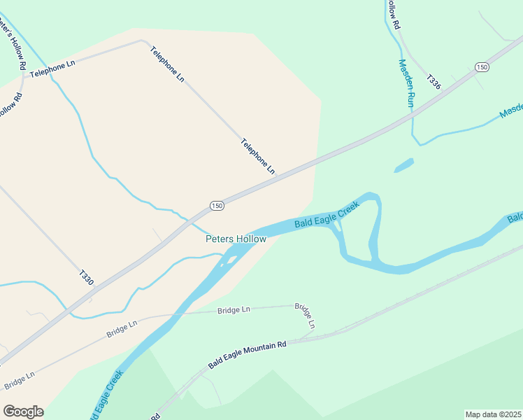 map of restaurants, bars, coffee shops, grocery stores, and more near 1306 Eagle Valley Road in Beech Creek