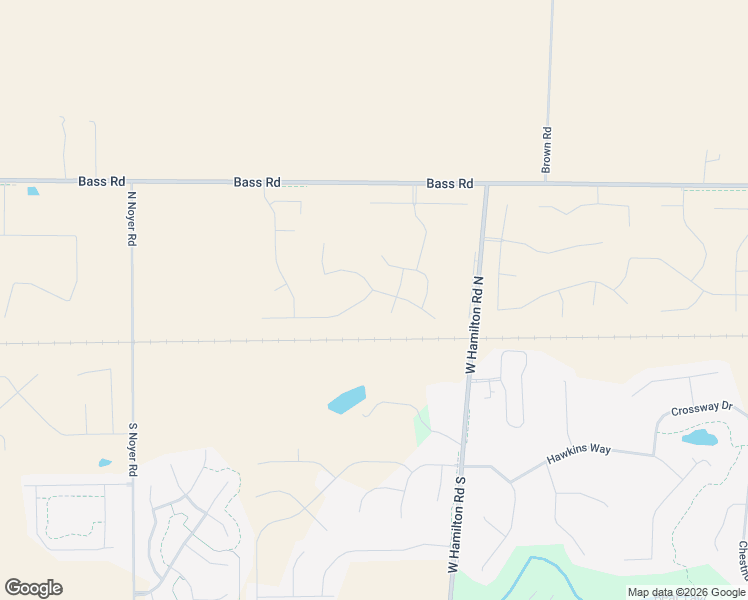 map of restaurants, bars, coffee shops, grocery stores, and more near 13017 Bass Road in Fort Wayne