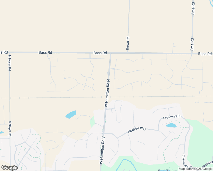 map of restaurants, bars, coffee shops, grocery stores, and more near 876 West Hamilton Road North in Fort Wayne