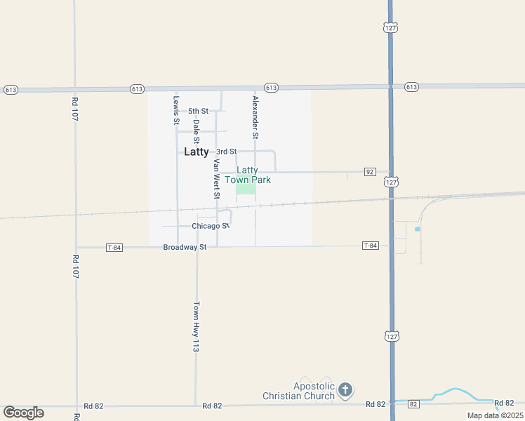 map of restaurants, bars, coffee shops, grocery stores, and more near 331 Alexander Street in Latty