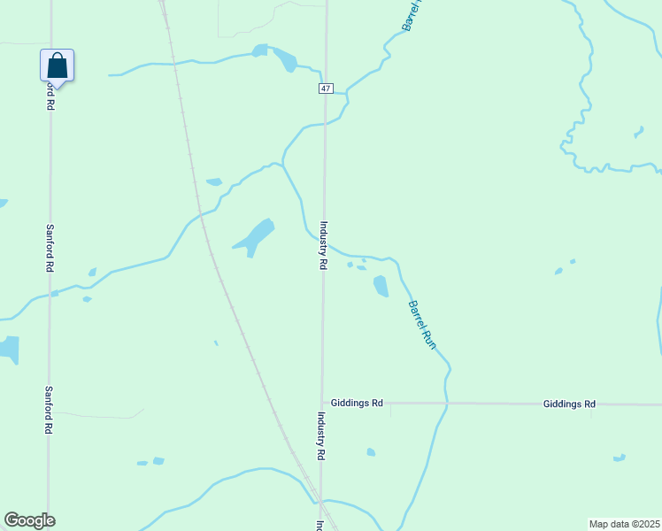 map of restaurants, bars, coffee shops, grocery stores, and more near 3554 Industry Road in Rootstown