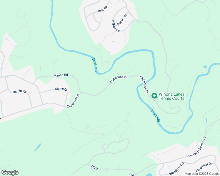 map of restaurants, bars, coffee shops, grocery stores, and more near 332 Clubhouse Drive in East Stroudsburg
