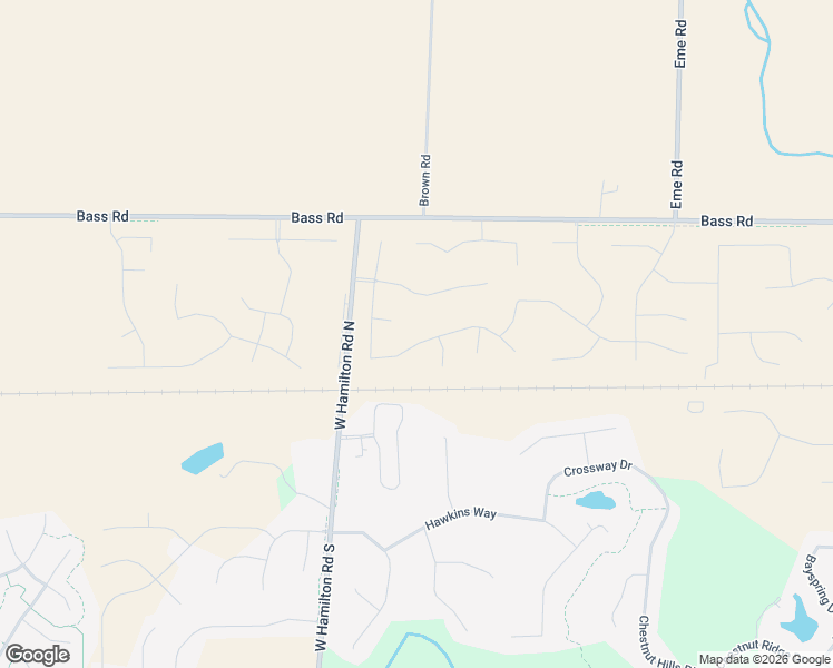 map of restaurants, bars, coffee shops, grocery stores, and more near 1200 W Hamilton Road North in Fort Wayne