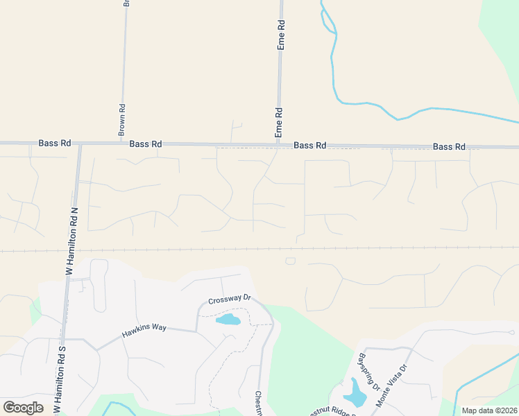 map of restaurants, bars, coffee shops, grocery stores, and more near 12011 Bass Road in Fort Wayne