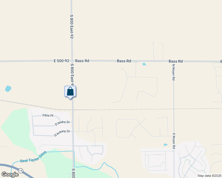 map of restaurants, bars, coffee shops, grocery stores, and more near 920 West County Line Road North in Fort Wayne