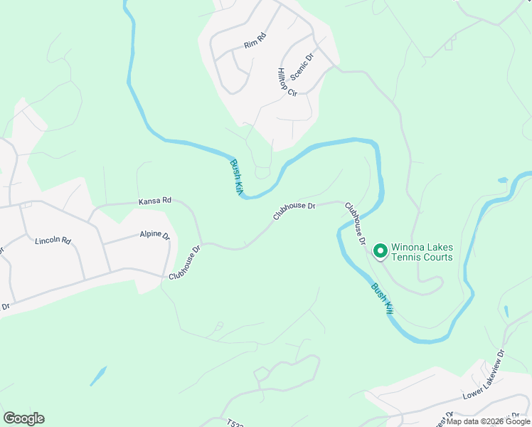 map of restaurants, bars, coffee shops, grocery stores, and more near 53 Winona Lks in East Stroudsburg