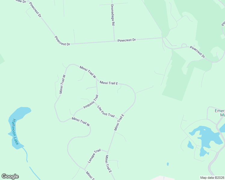 map of restaurants, bars, coffee shops, grocery stores, and more near 2084 Crow Trail in Long Pond