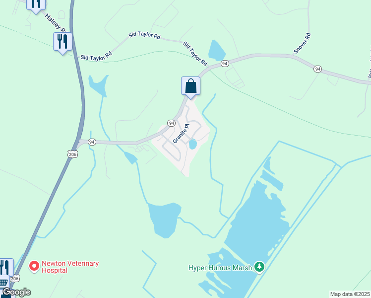 map of restaurants, bars, coffee shops, grocery stores, and more near 7 Briarwood Lane in Lafayette