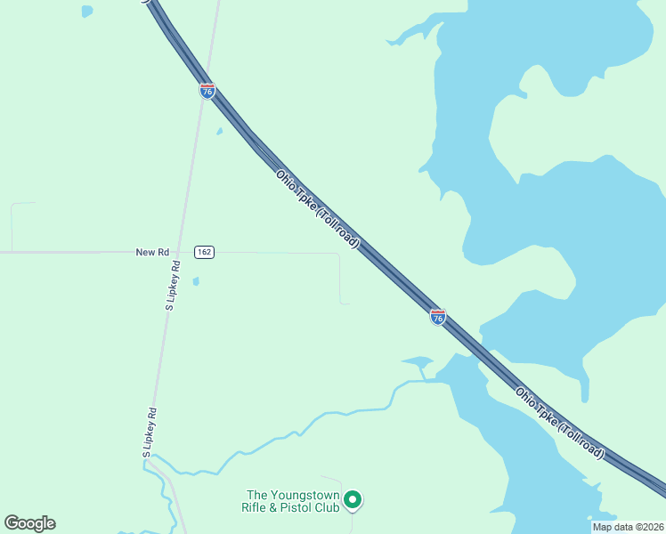 map of restaurants, bars, coffee shops, grocery stores, and more near 8961 New Road in North Jackson
