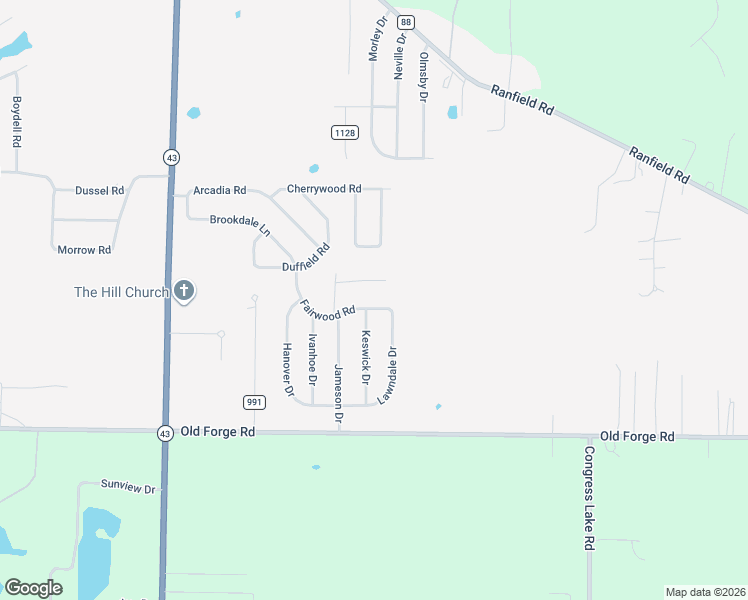 map of restaurants, bars, coffee shops, grocery stores, and more near 3567 Lawndale Drive in Kent