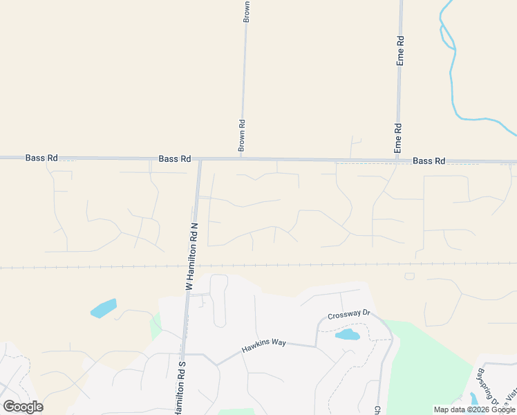 map of restaurants, bars, coffee shops, grocery stores, and more near 12001 Bass Road in Fort Wayne