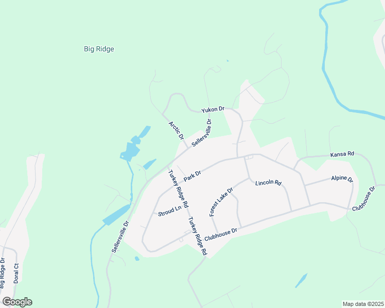map of restaurants, bars, coffee shops, grocery stores, and more near 268 Sellersville Drive in East Stroudsburg