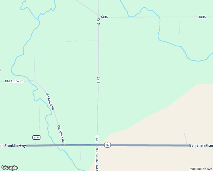 map of restaurants, bars, coffee shops, grocery stores, and more near 2195-2711 South County Road 15 in Tiffin