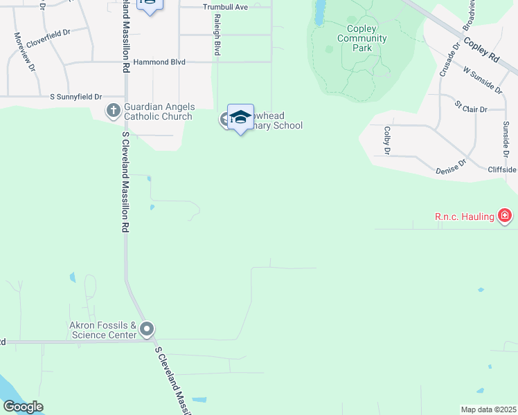 map of restaurants, bars, coffee shops, grocery stores, and more near in Copley