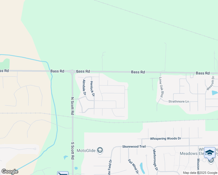 map of restaurants, bars, coffee shops, grocery stores, and more near 9625 Angelini Drive in Fort Wayne