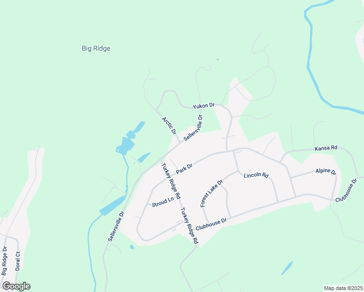map of restaurants, bars, coffee shops, grocery stores, and more near 268 Sellersville Drive in East Stroudsburg