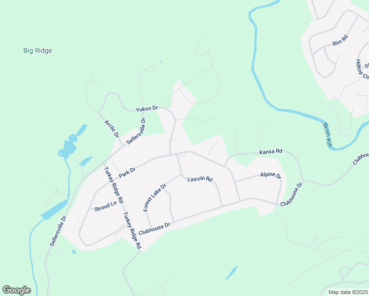 map of restaurants, bars, coffee shops, grocery stores, and more near 1182 Park Drive in East Stroudsburg