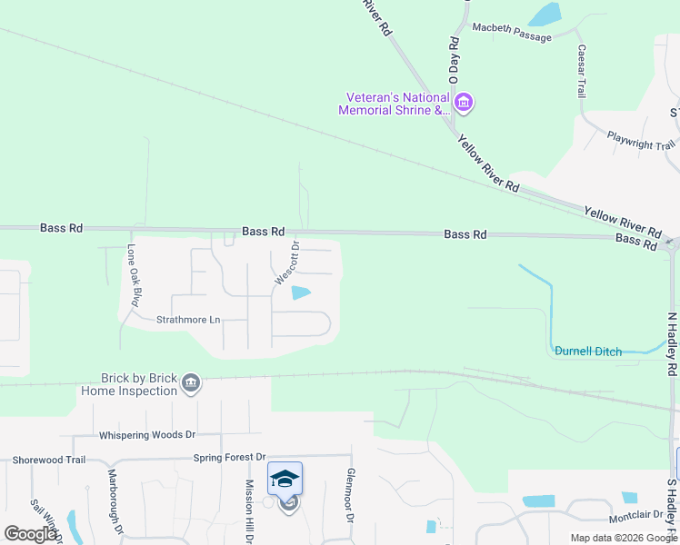 map of restaurants, bars, coffee shops, grocery stores, and more near 8426 Forsythia Court in Fort Wayne
