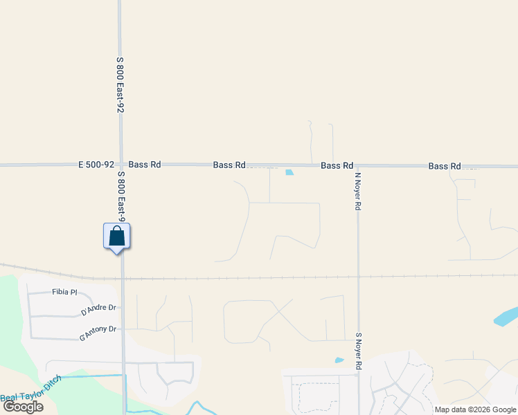 map of restaurants, bars, coffee shops, grocery stores, and more near 14400 Blackfoot Court in Fort Wayne