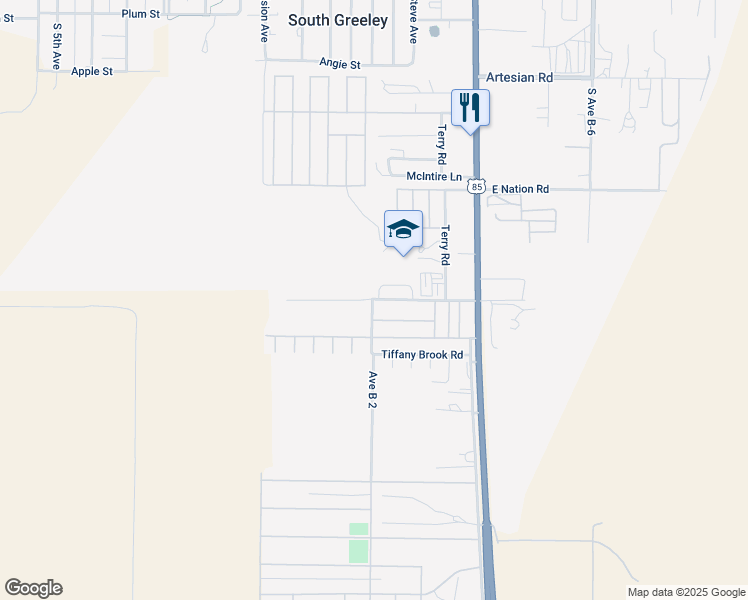map of restaurants, bars, coffee shops, grocery stores, and more near 398 West Wallick Road in Cheyenne
