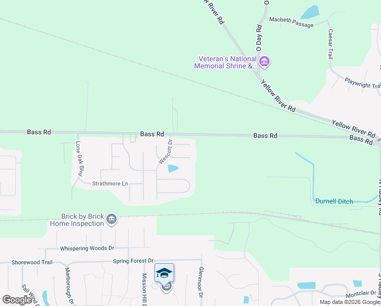 map of restaurants, bars, coffee shops, grocery stores, and more near 8426 Forsythia Court in Fort Wayne