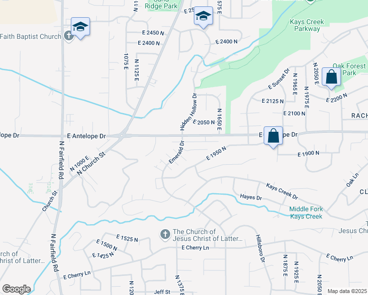 map of restaurants, bars, coffee shops, grocery stores, and more near 1069 Sego Lily Court in Layton
