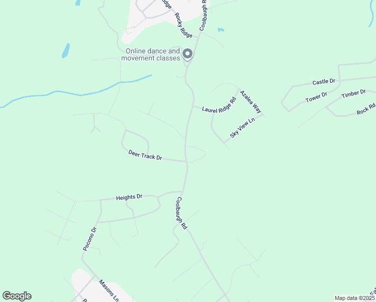map of restaurants, bars, coffee shops, grocery stores, and more near 364 Coolbaugh Road in East Stroudsburg