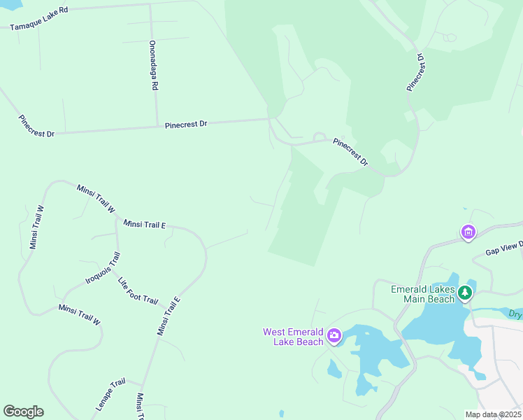 map of restaurants, bars, coffee shops, grocery stores, and more near 207 Hermit Thrush Road in Pocono Pines