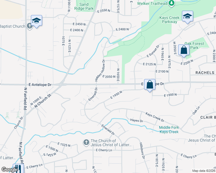 map of restaurants, bars, coffee shops, grocery stores, and more near 1523 Sego Lily Court in Layton