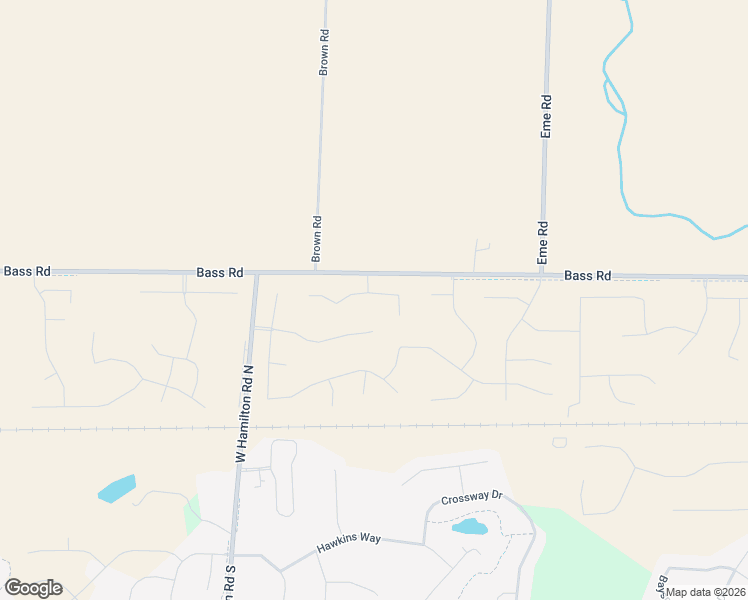 map of restaurants, bars, coffee shops, grocery stores, and more near 12001 Bass Road in Fort Wayne