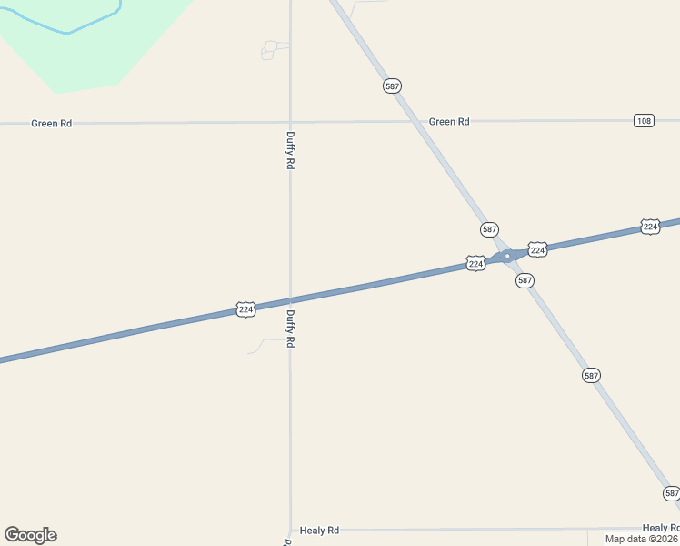 map of restaurants, bars, coffee shops, grocery stores, and more near 9885 U.S. 224 in New Riegel