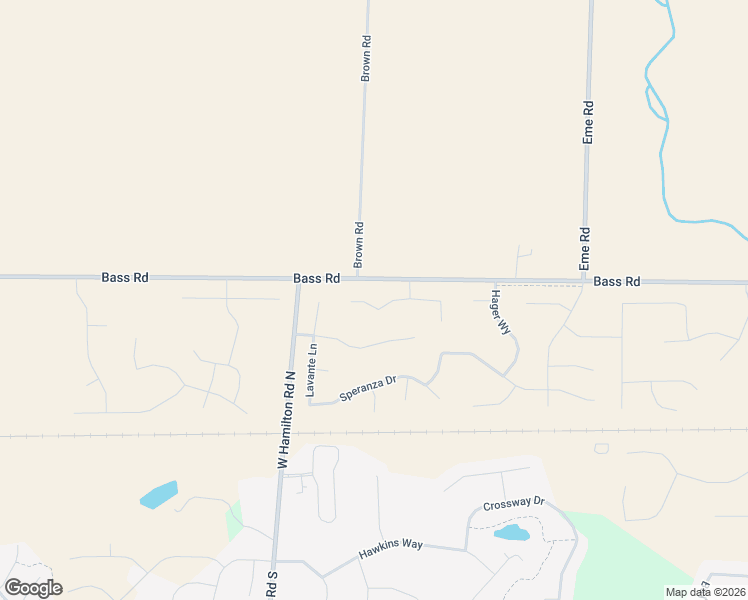 map of restaurants, bars, coffee shops, grocery stores, and more near 11501-12399 Bass Road in Fort Wayne