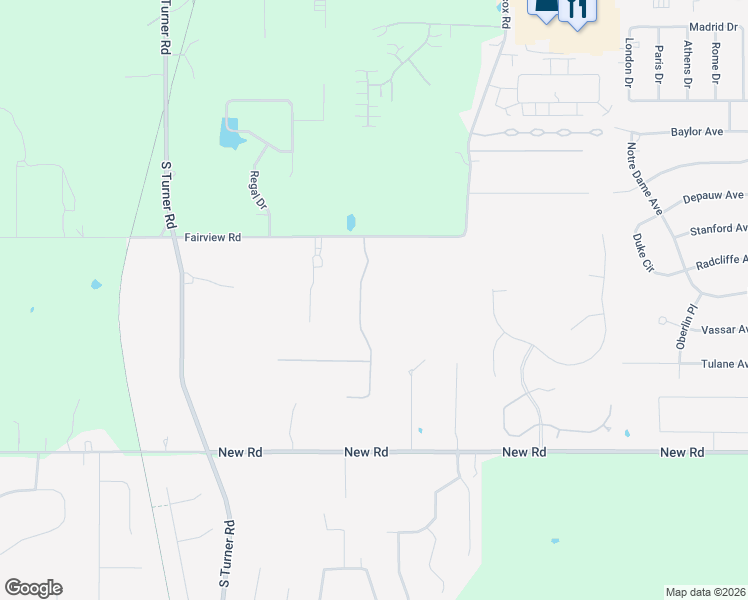 map of restaurants, bars, coffee shops, grocery stores, and more near 1239 Victory Hill Lane in Youngstown