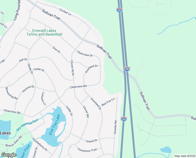 map of restaurants, bars, coffee shops, grocery stores, and more near 3135 Emerald Boulevard in Long Pond