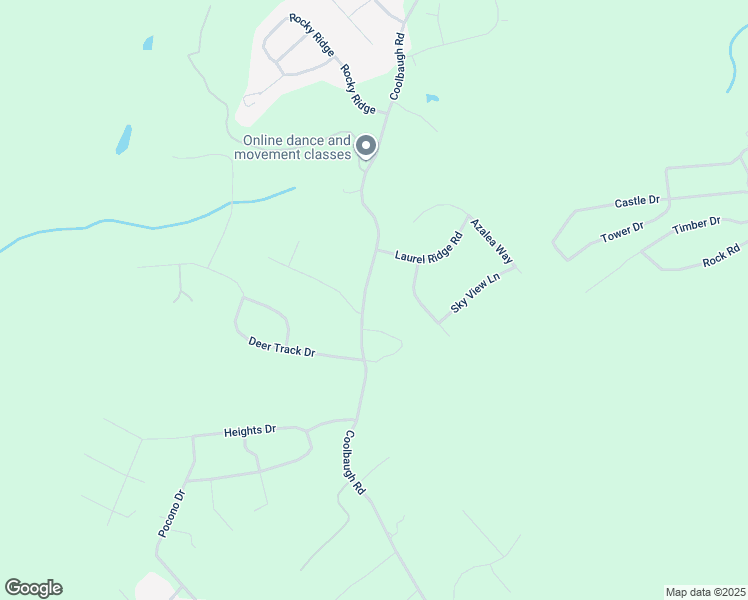 map of restaurants, bars, coffee shops, grocery stores, and more near 378 Coolbaugh Road in East Stroudsburg
