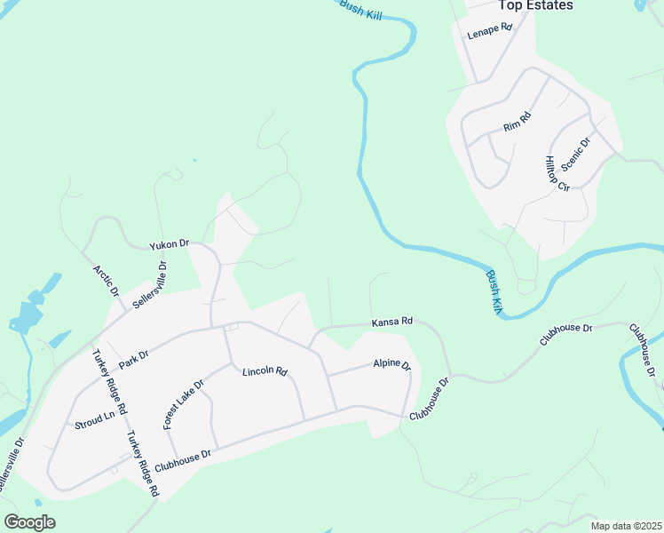 map of restaurants, bars, coffee shops, grocery stores, and more near 6427 Chucks Rd in East Stroudsburg