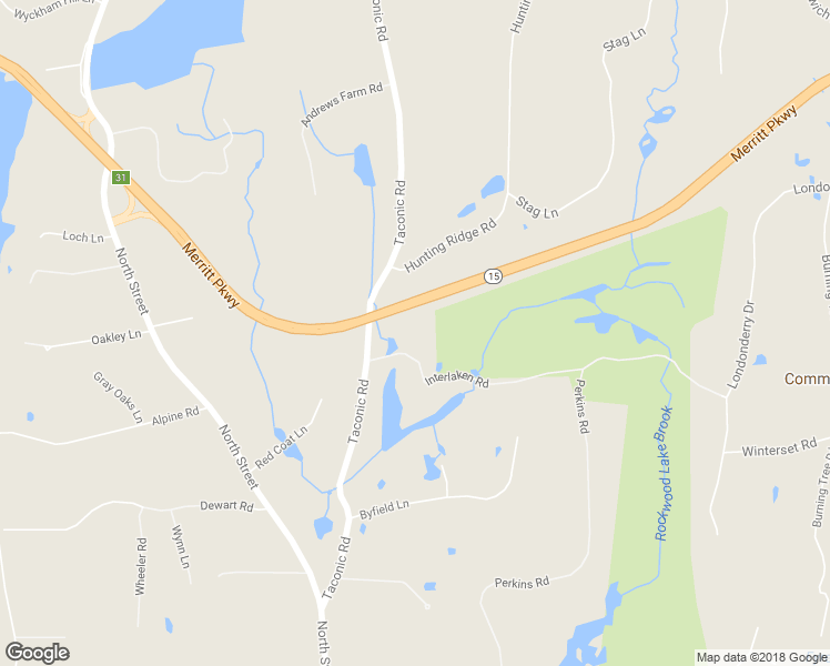 map of restaurants, bars, coffee shops, grocery stores, and more near 4 Interlaken Road in Greenwich