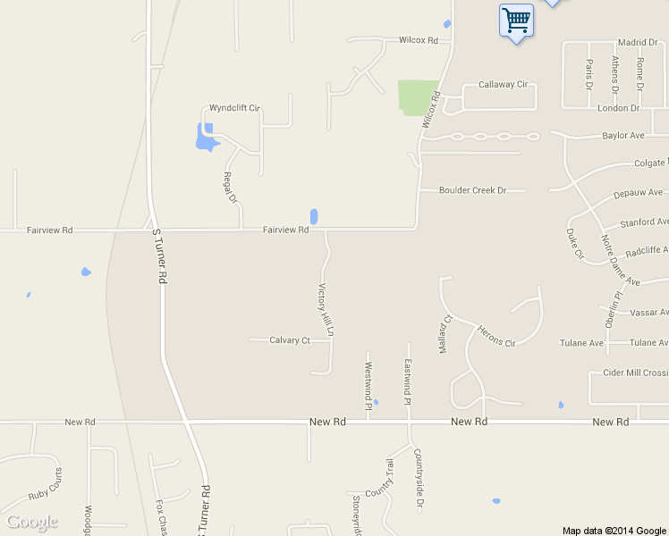 map of restaurants, bars, coffee shops, grocery stores, and more near 1239 Victory Hill Lane in Youngstown