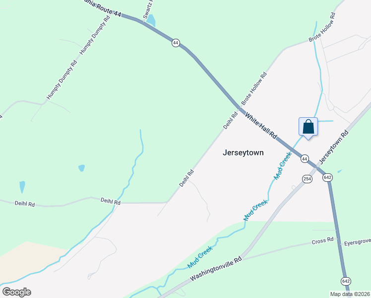 map of restaurants, bars, coffee shops, grocery stores, and more near in Jerseytown